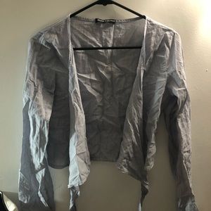 Brandy Melville wrap around crop top